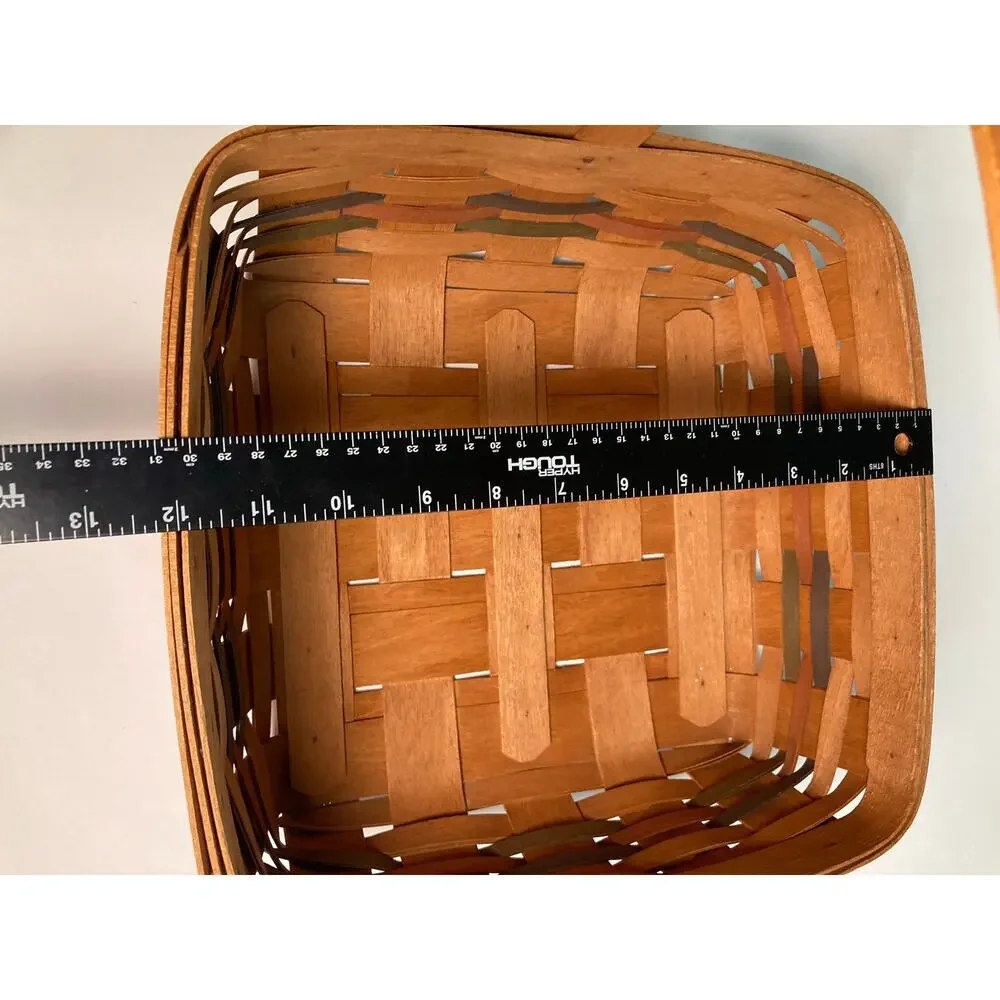 Vintage 1990 Longaberger Shades of Autumn Pie Basket Handle